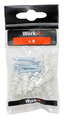 Gipsplugg m/skruv 15 x 28 mm 8-pack Work>It